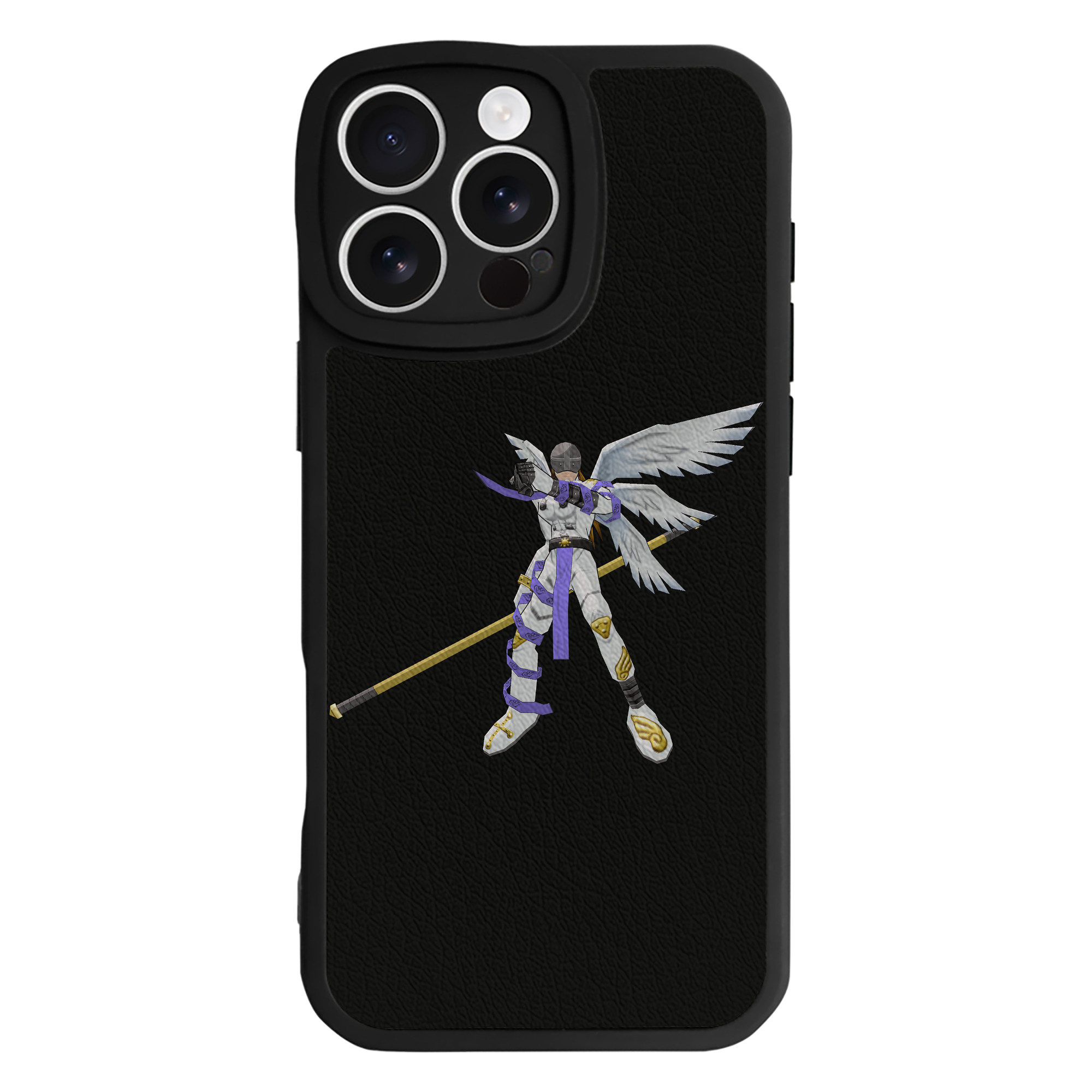 （画像用） Digimon デジタルモンスター/デジモン 【iPhone 16シリーズ対応】シリコンスマホケース（レザー調） 材質：シリコン